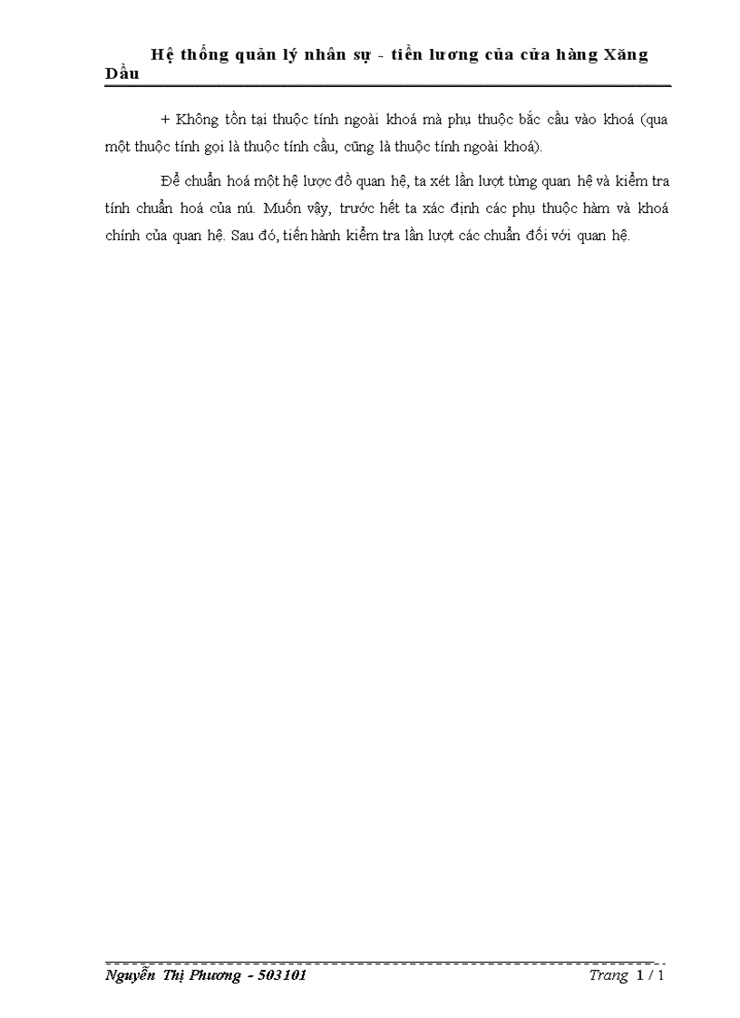 image for page Hệ thống quản lý nhân sự tiền lương của cửa hàng Xăng Dầu 1