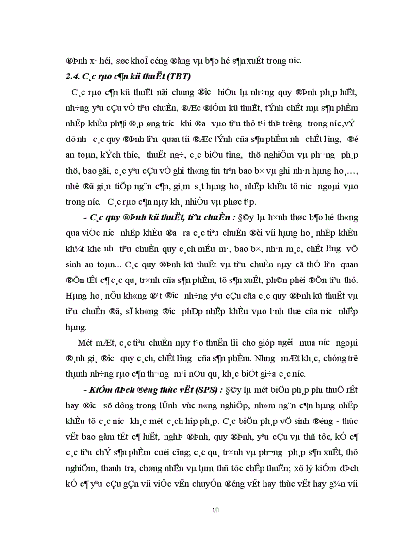 image for page Xây dựng và hoàn thiện các biện pháp phi thuế quan nhằm bảo hộ sản xuất trong nước trong điều kiện Việt Nam hội nhập WTO