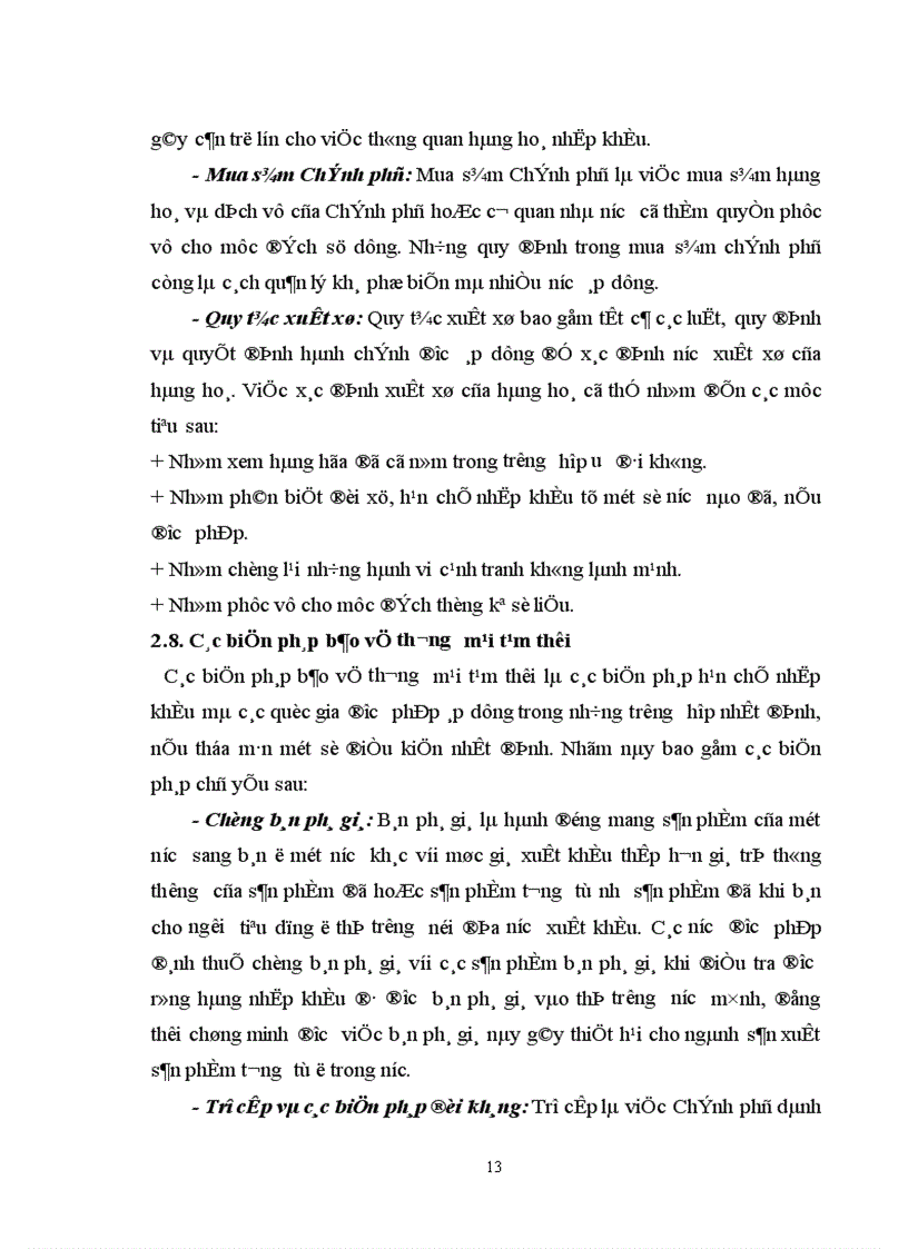 image for page Xây dựng và hoàn thiện các biện pháp phi thuế quan nhằm bảo hộ sản xuất trong nước trong điều kiện Việt Nam hội nhập WTO