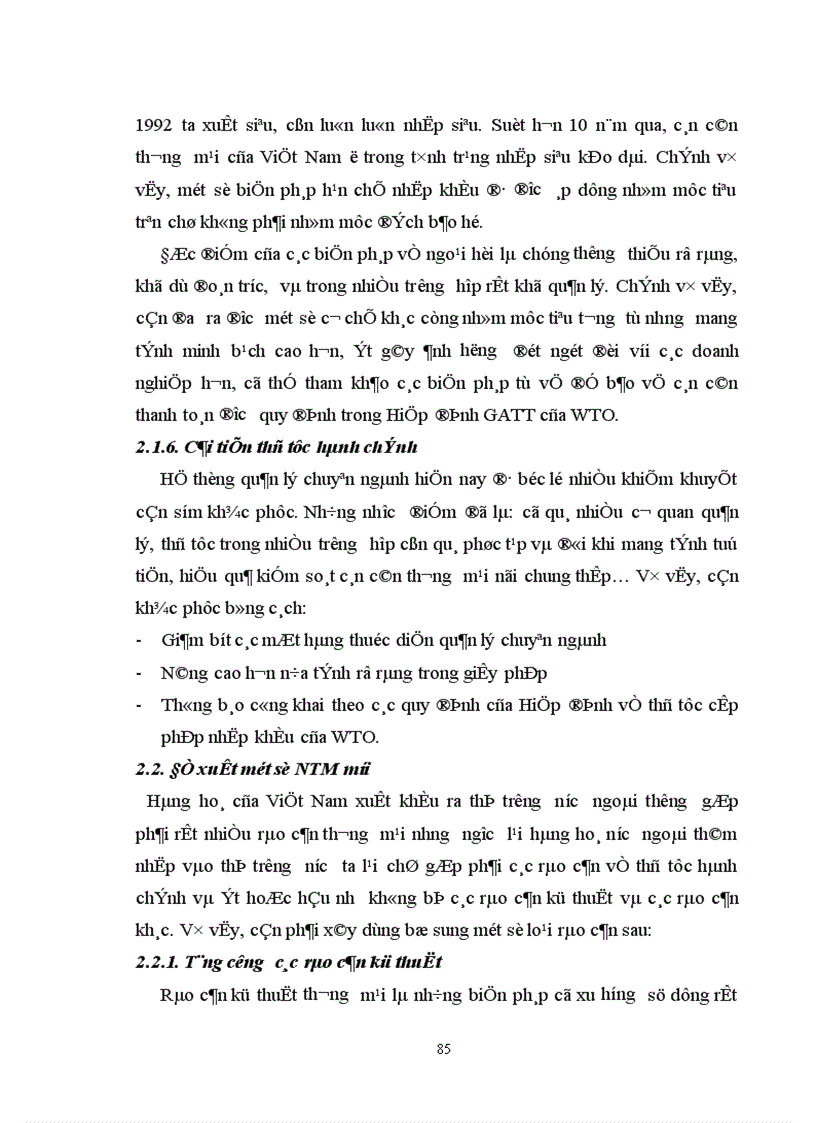 image for page Xây dựng và hoàn thiện các biện pháp phi thuế quan nhằm bảo hộ sản xuất trong nước trong điều kiện Việt Nam hội nhập WTO