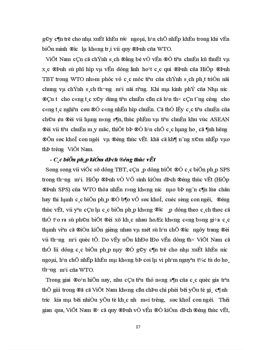 image for page Xây dựng và hoàn thiện các biện pháp phi thuế quan nhằm bảo hộ sản xuất trong nước trong điều kiện Việt Nam hội nhập WTO