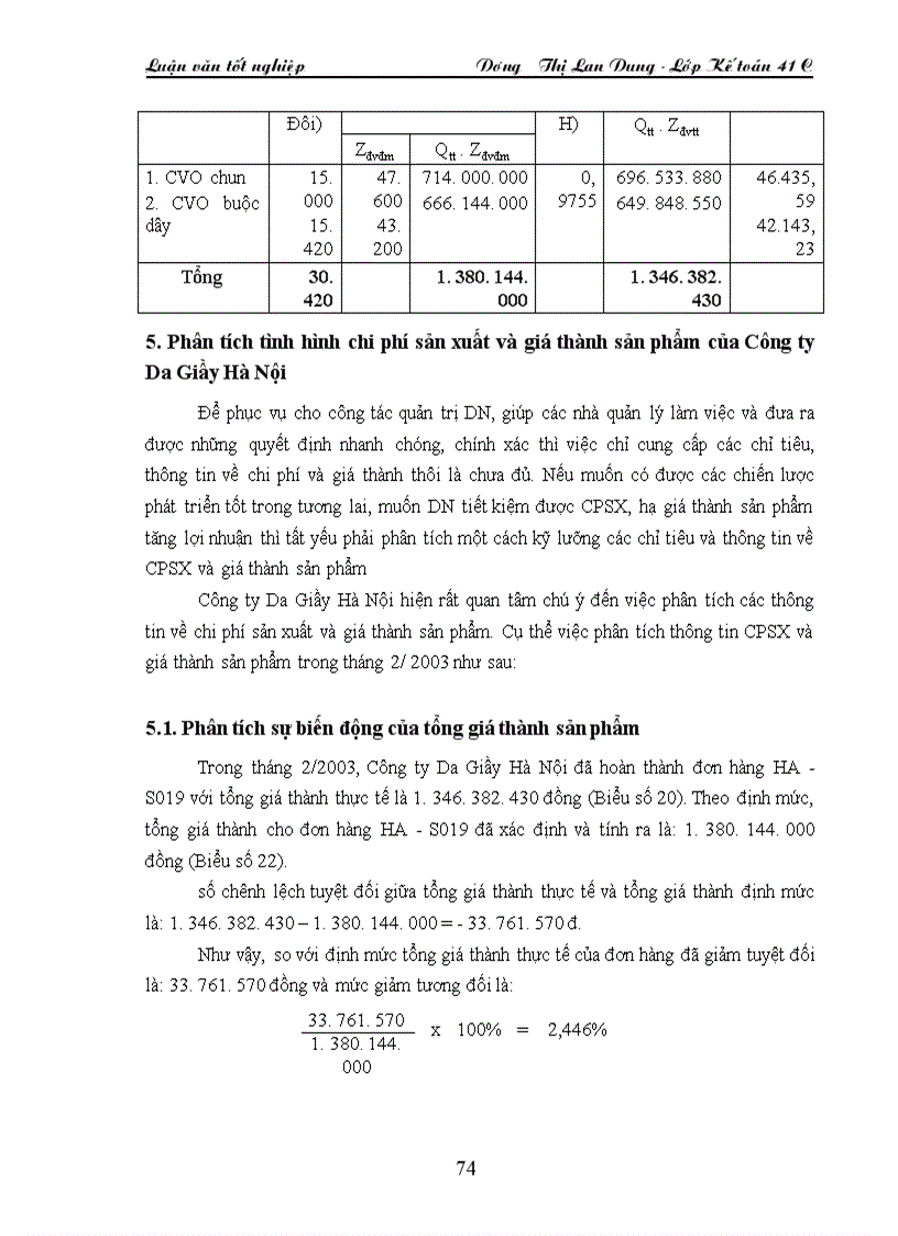 image for page Hoàn thiện hạch toán chi phí sản xuất và tính giá thành sản phẩm tại Công ty Da Giầy Hà Nội 1