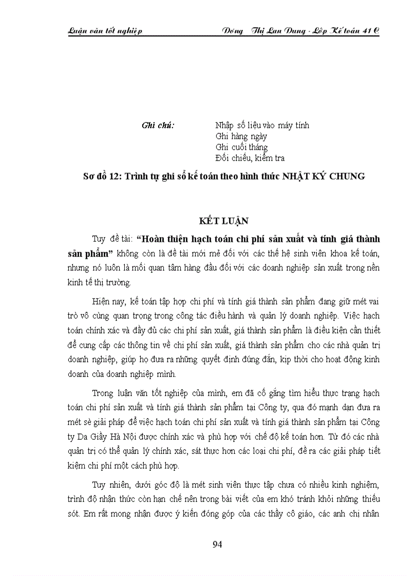 image for page Hoàn thiện hạch toán chi phí sản xuất và tính giá thành sản phẩm tại Công ty Da Giầy Hà Nội 1