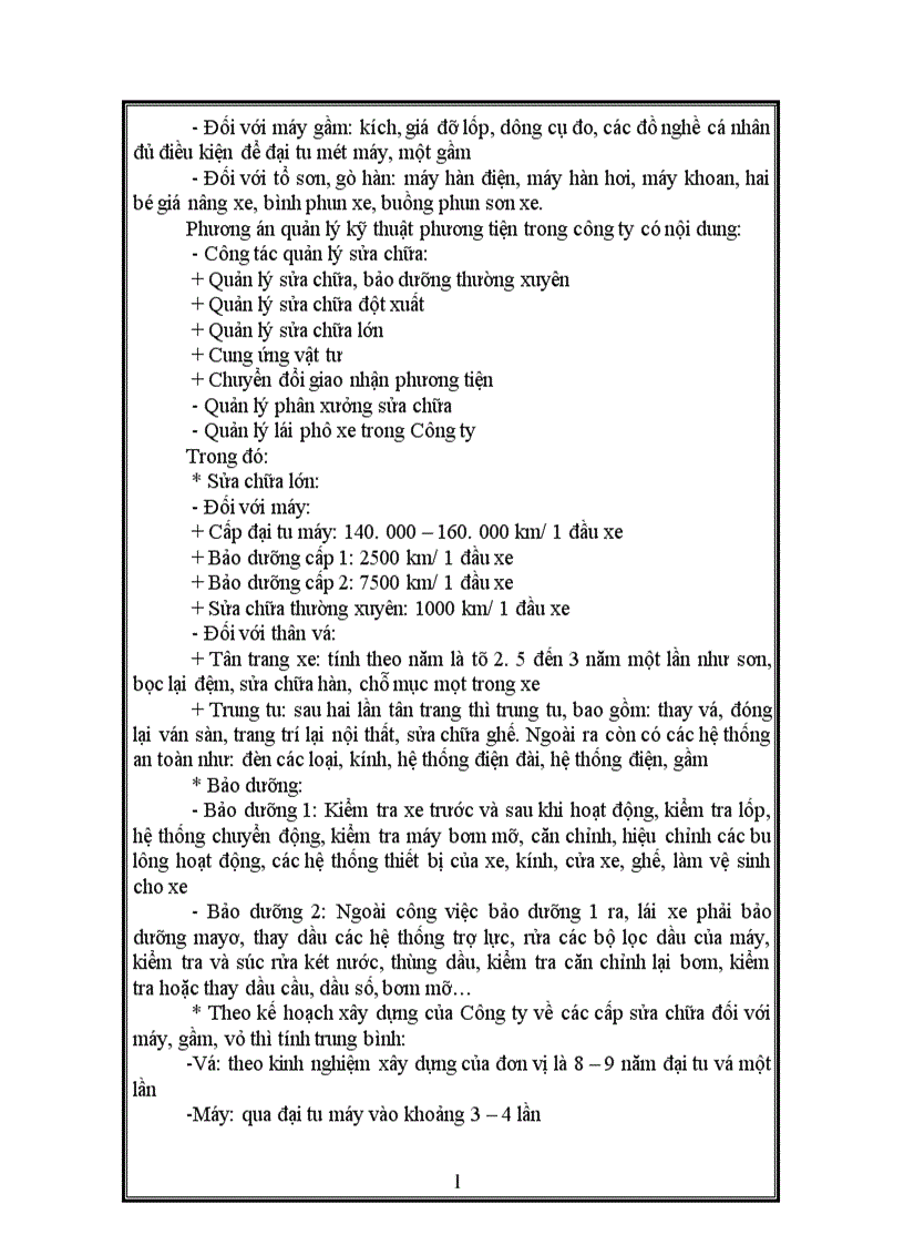 image for page Báo cáo thực tập tổng hợp của Công ty cổ phần ô tô vận tải Hà Tây