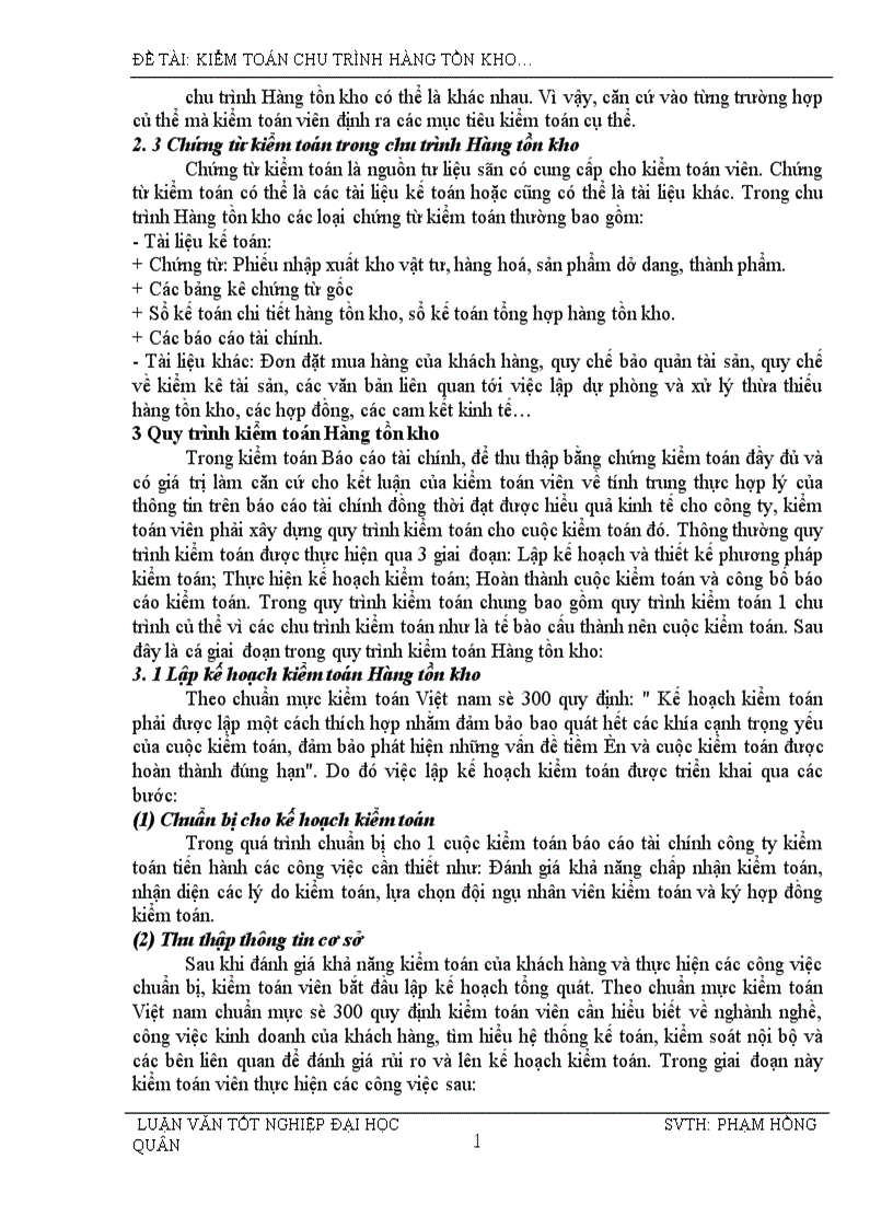 image for page Kiểm toán chu trình hàng tồn kho trong kiểm toán báo cáo tài chính do công ty Kiểm toán và Kế toán thực hiện 1