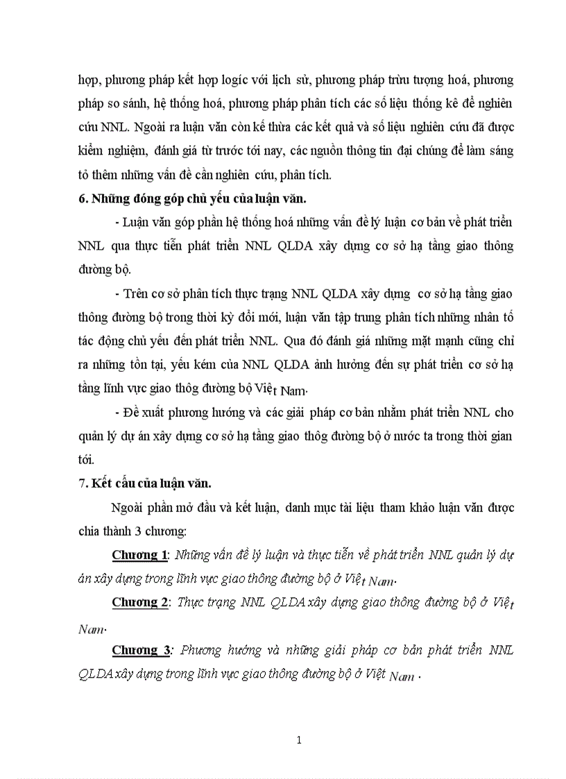 image for page phát triển nguồn nhân lực trong quản lý dự án xây dựng trong lĩnh vực giao thông đường bộ ở Việt Nam làm đề tài luận văn cao học của mình