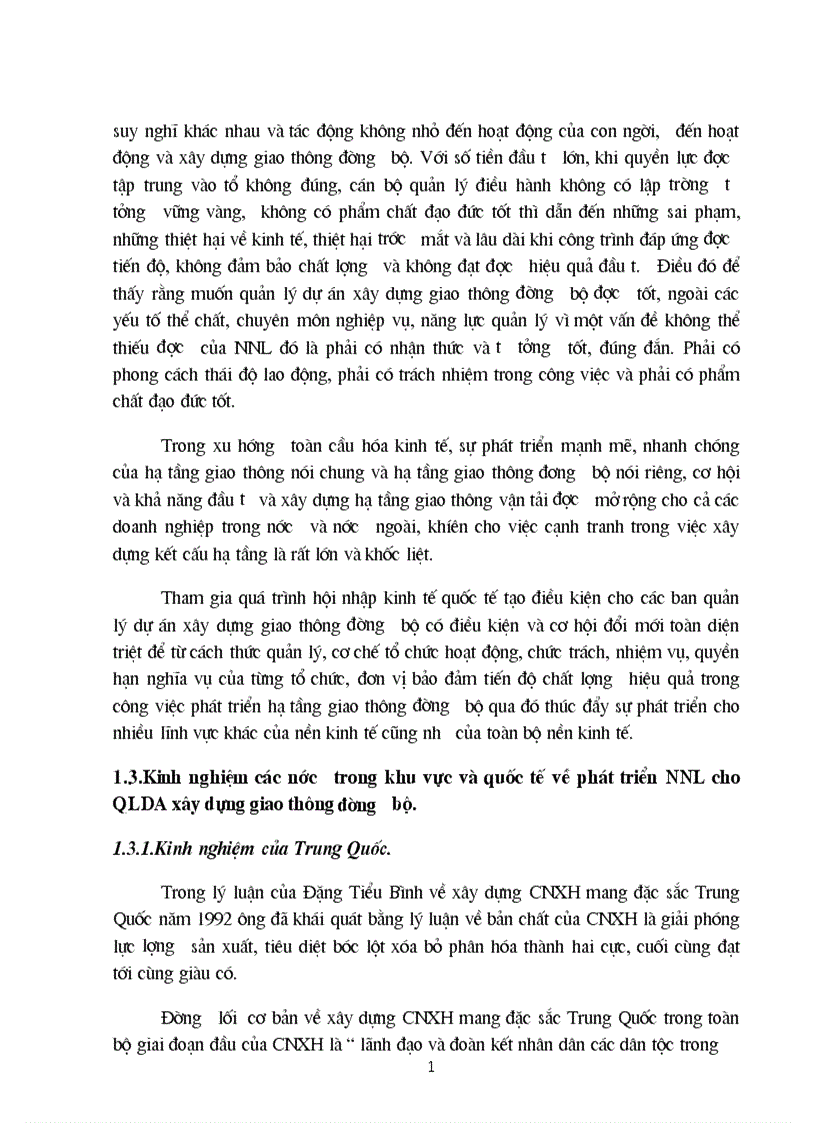 image for page phát triển nguồn nhân lực trong quản lý dự án xây dựng trong lĩnh vực giao thông đường bộ ở Việt Nam làm đề tài luận văn cao học của mình