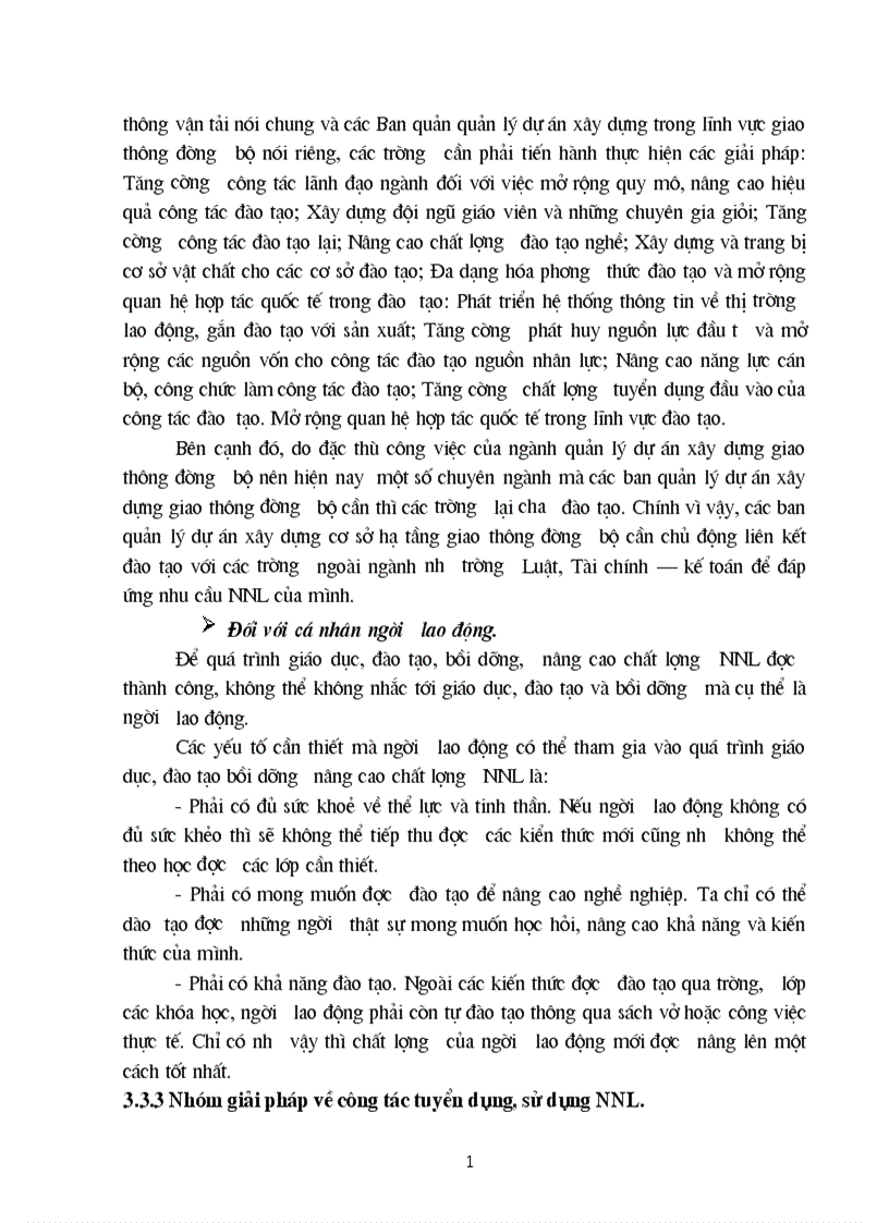 image for page phát triển nguồn nhân lực trong quản lý dự án xây dựng trong lĩnh vực giao thông đường bộ ở Việt Nam làm đề tài luận văn cao học của mình