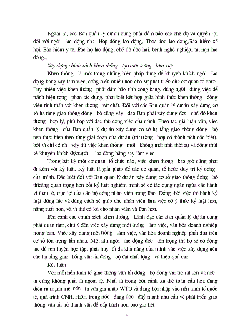 image for page phát triển nguồn nhân lực trong quản lý dự án xây dựng trong lĩnh vực giao thông đường bộ ở Việt Nam làm đề tài luận văn cao học của mình