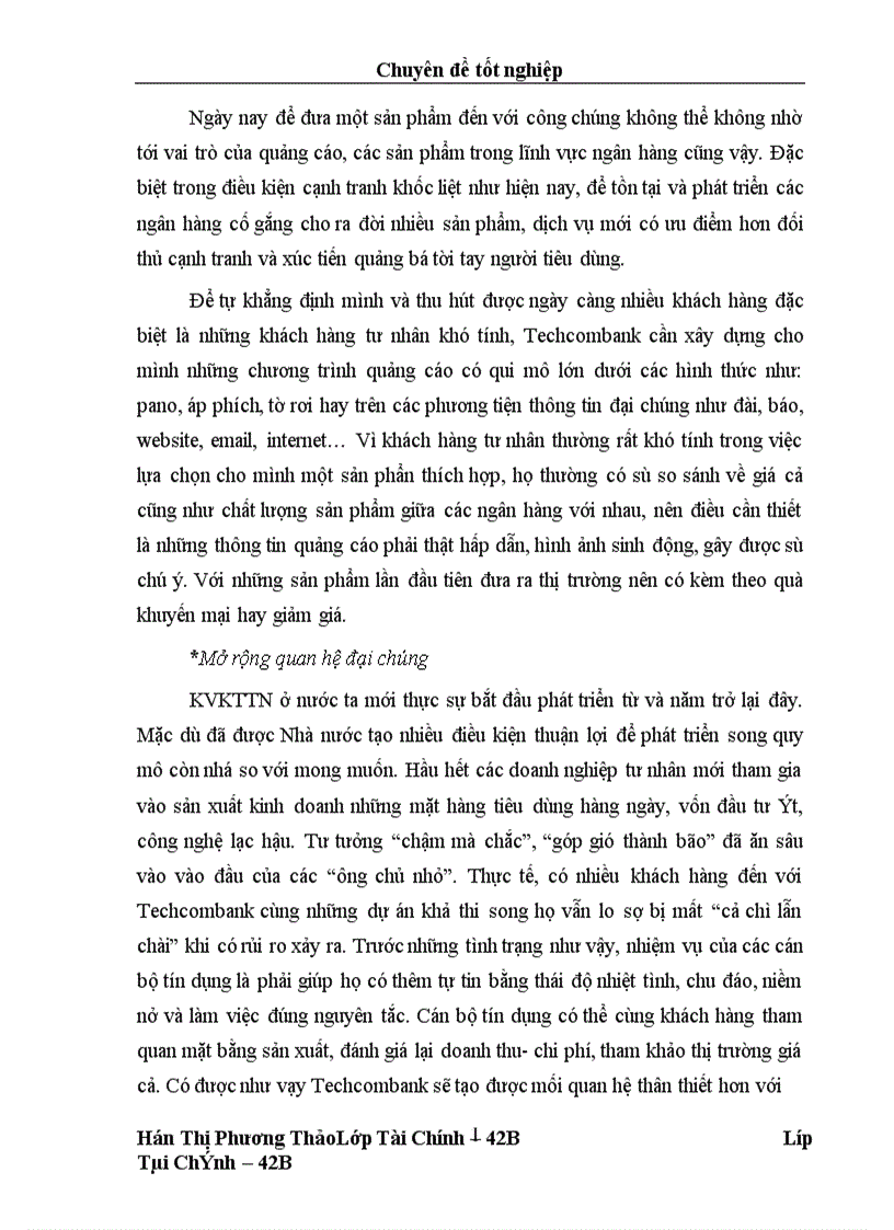 image for page Giải pháp đẩy mạnh hoạt động cho vay đối với khu vực kinh tế tư nhân tại Hội sở Ngân hàng TMCP Kỹ Thương Việt Nam 1