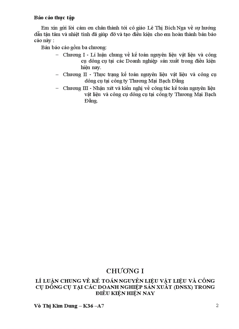 image for page Kế toán nguyên liệu vật liệu vật liệu và công cụ dụng cụ tại công ty Thương Mại Xây Dựng Bạch Đằng 1