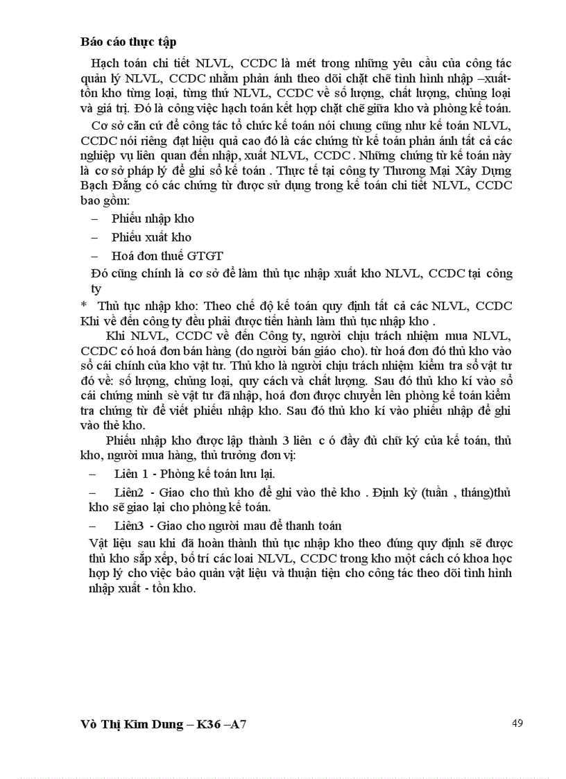 image for page Kế toán nguyên liệu vật liệu vật liệu và công cụ dụng cụ tại công ty Thương Mại Xây Dựng Bạch Đằng 1