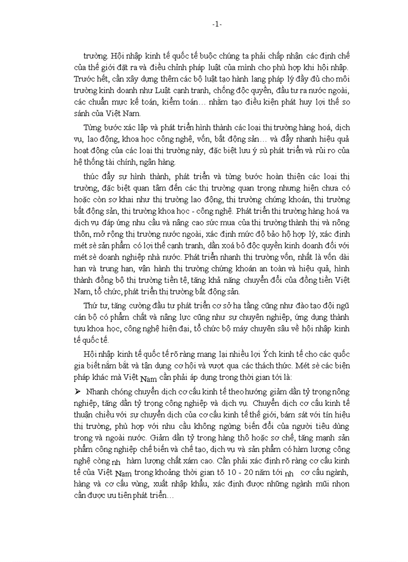 image for page Tác động của quá trình hội nhập kinh tế quốc tế đối với Việt Nam