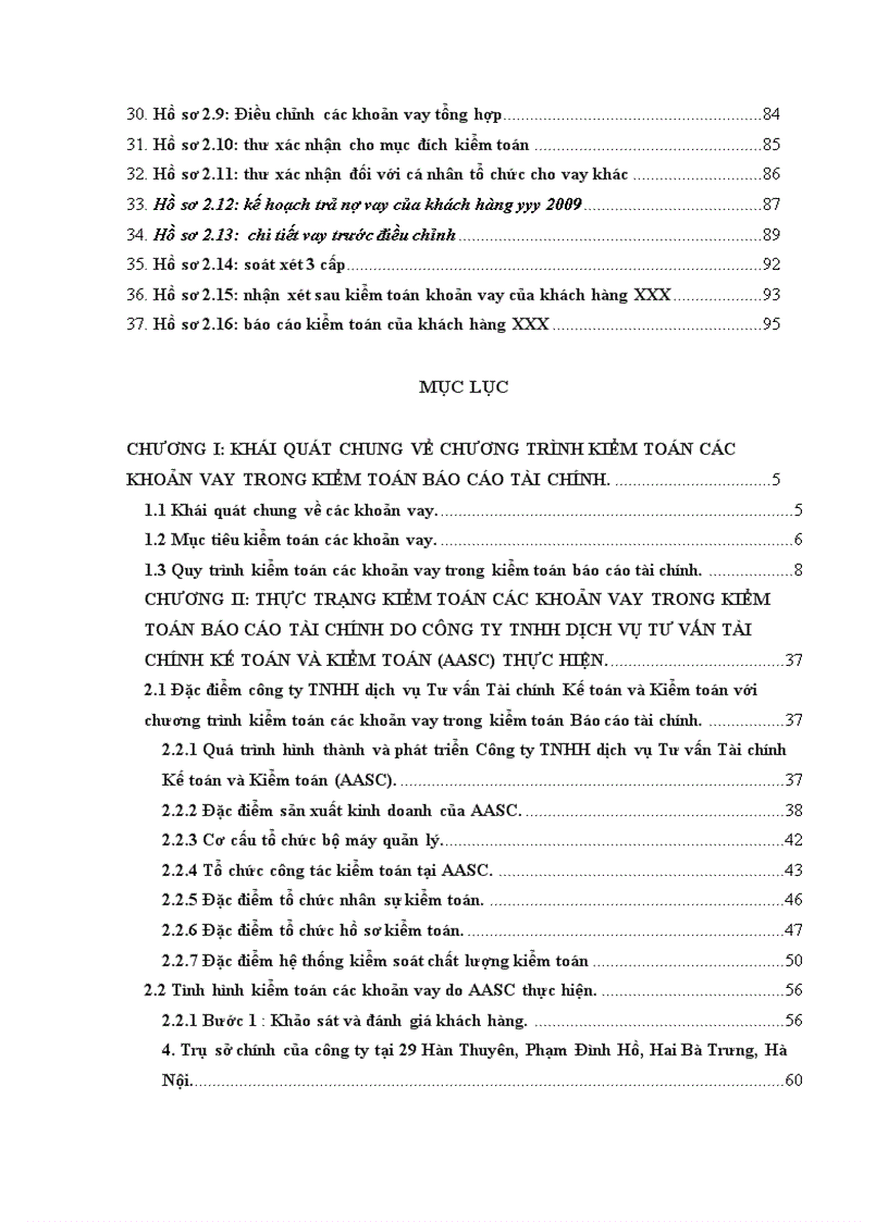 image for page Hoàn thiện chương trình kiểm toán các khoản vay trong kiểm toán Báo cáo Tài chính do công ty TNHH dịch vụ tư vấn tài chính kế toán và kiểm toán AASC thực hiện 1
