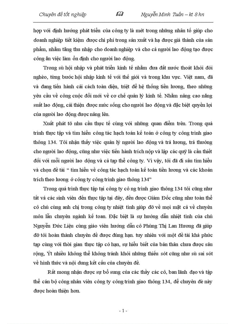 image for page tìm hiểu về công tác hạch toán kế toán tiền lương và các khoản trích theo lương ở công ty công trình giao thông 134 1