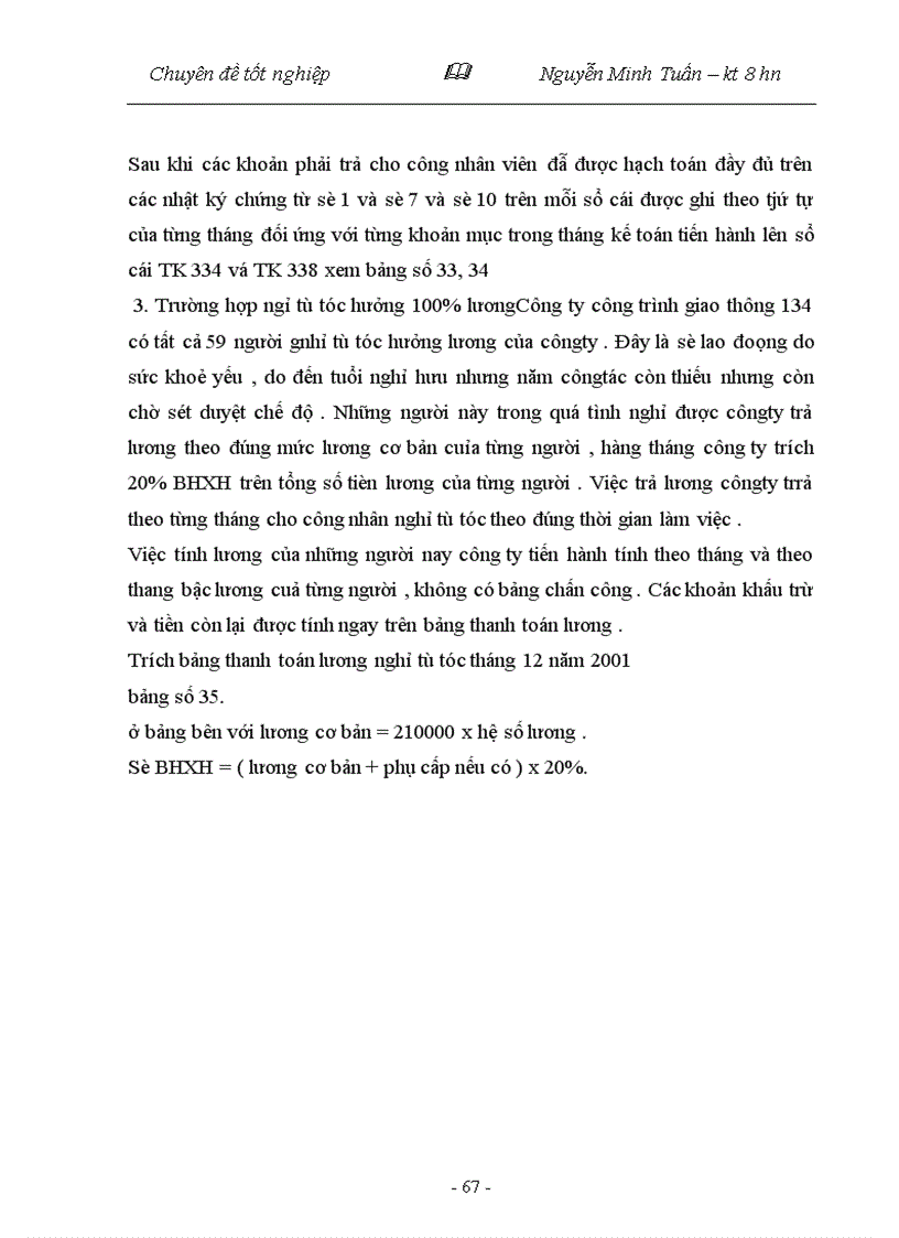 image for page tìm hiểu về công tác hạch toán kế toán tiền lương và các khoản trích theo lương ở công ty công trình giao thông 134 1