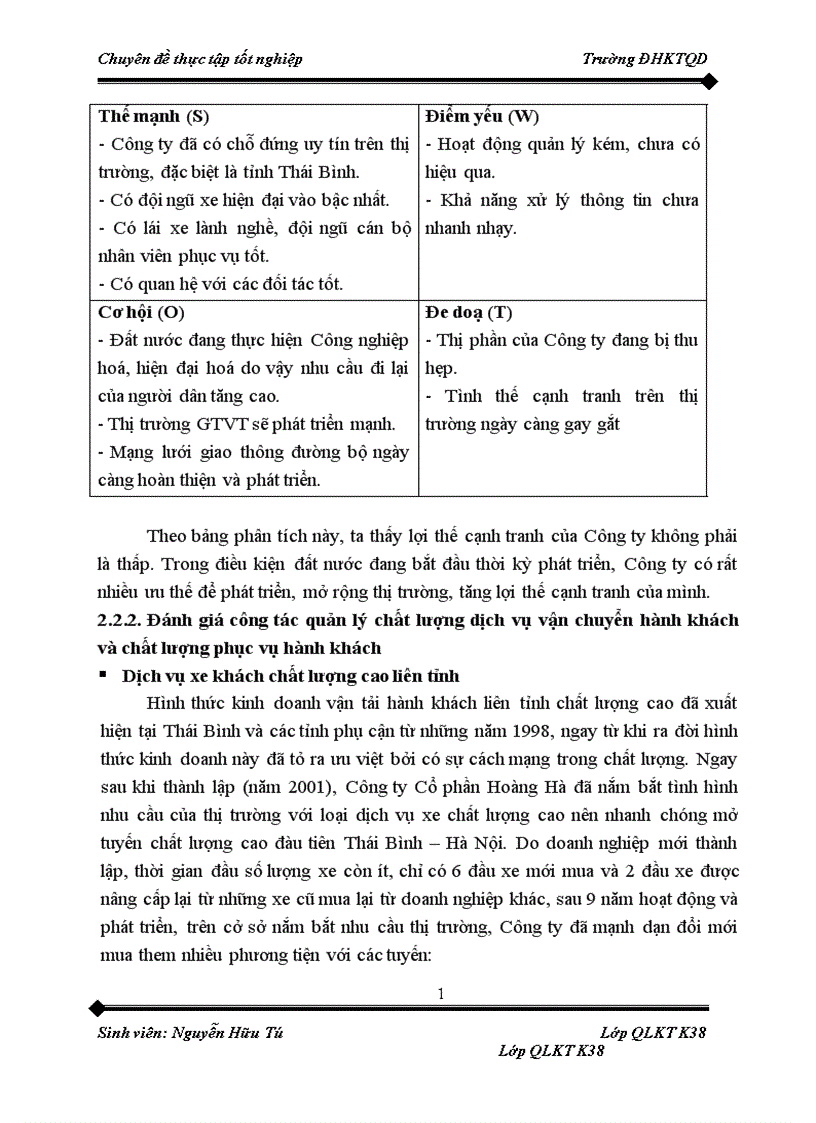 image for page Nâng cao công tác quản lý chất lượng và dịch vụ vận chuyển hành khách của công ty cổ phần Hoàng Hà tại Thành phố Thái Bình 1