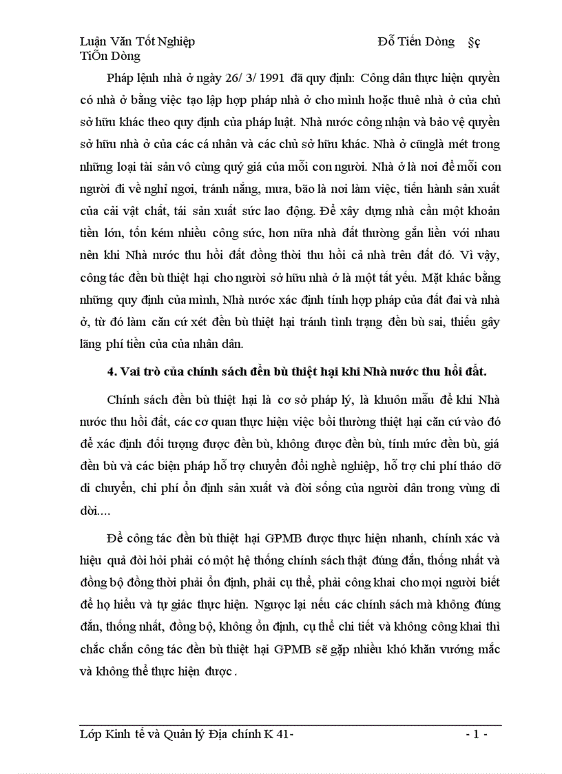 image for page Hoàn thiện chính sách và phương thức đền bù thiệt hại khi Nhà nước thu hồi đất trên địa bàn Thành phố Hà Nội
