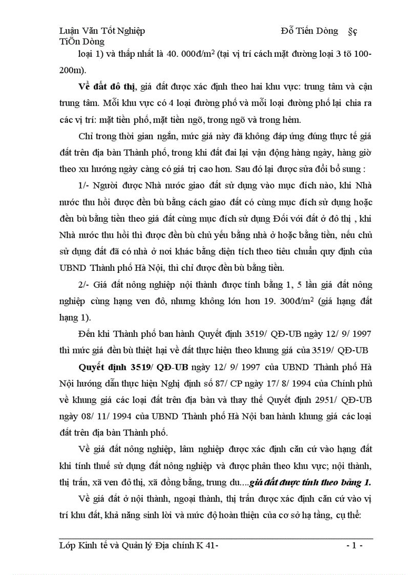 image for page Hoàn thiện chính sách và phương thức đền bù thiệt hại khi Nhà nước thu hồi đất trên địa bàn Thành phố Hà Nội