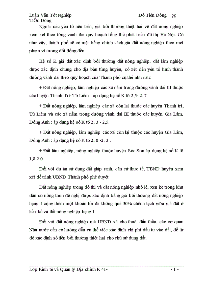 image for page Hoàn thiện chính sách và phương thức đền bù thiệt hại khi Nhà nước thu hồi đất trên địa bàn Thành phố Hà Nội