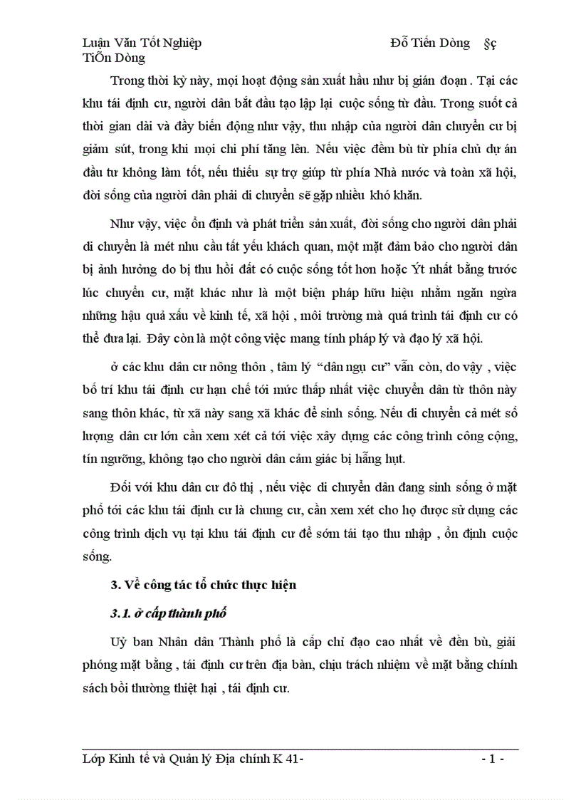 image for page Hoàn thiện chính sách và phương thức đền bù thiệt hại khi Nhà nước thu hồi đất trên địa bàn Thành phố Hà Nội