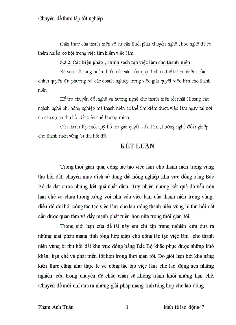 image for page Tạo việc làm cho thanh niên vùng bị thu hồi đất khu vực đồng bằng Bắc Bộ 1