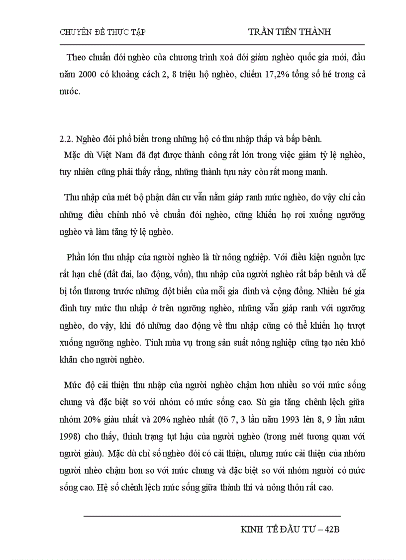 image for page Thực trạng sử dụng vốn đầu tư trong nước cho chương trình xoá đói giảm nghèo thời gian qua 1