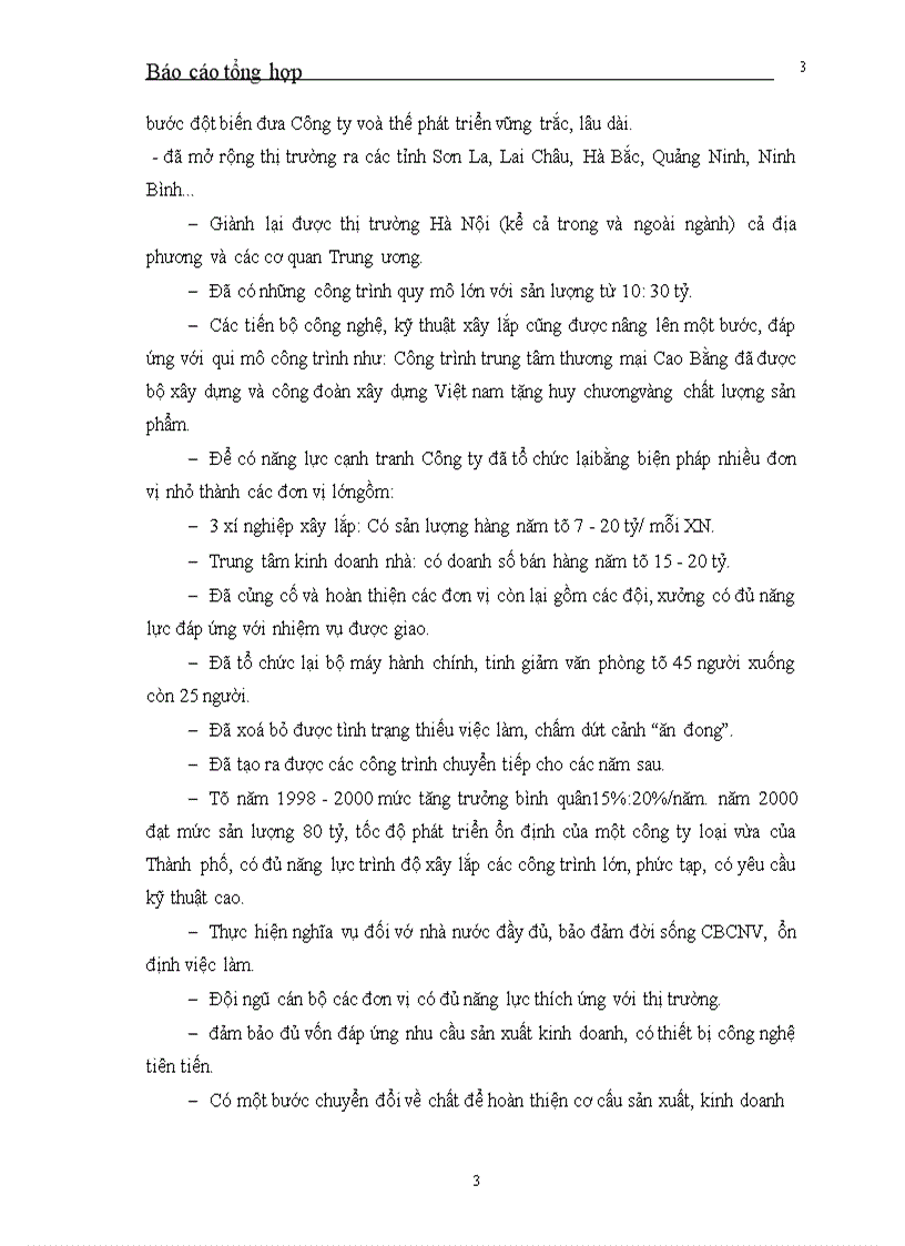 image for page Báo cáo tổng hợp tại Công ty Đầu tư xây lắp Thương mại Hà nội