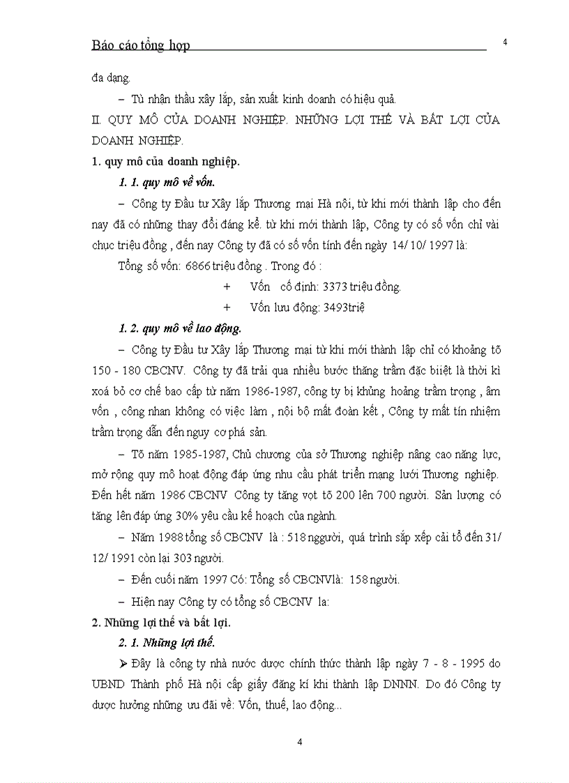 image for page Báo cáo tổng hợp tại Công ty Đầu tư xây lắp Thương mại Hà nội