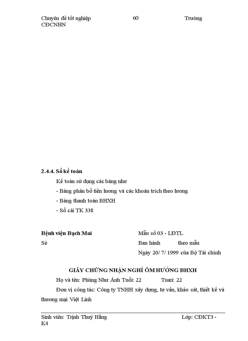 image for page Kế toán tiền lương và các khoản trích theo lương tại Công ty TNHH xây dựng tư vấn khảo sát thiết kế và Thương mại Việt Linh 1