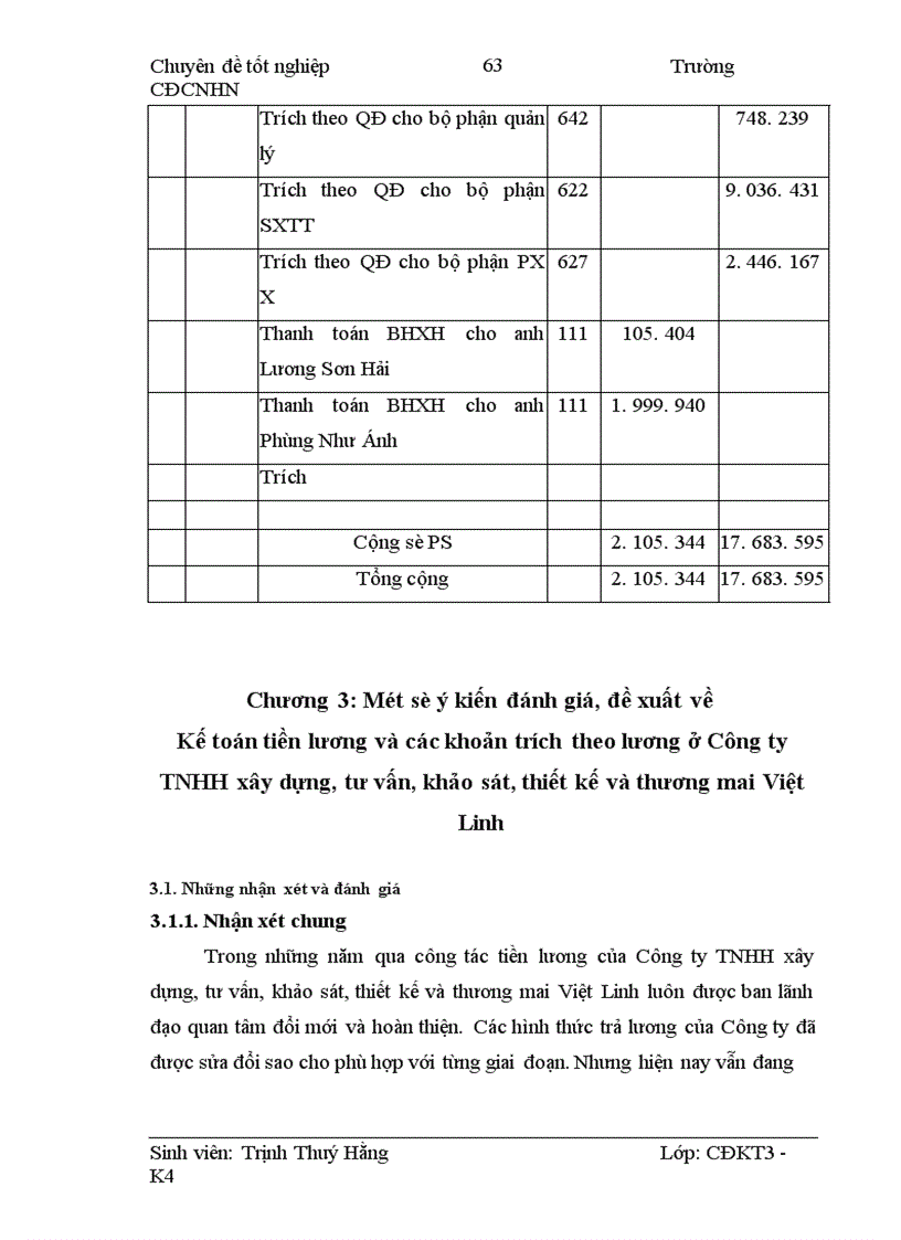 image for page Kế toán tiền lương và các khoản trích theo lương tại Công ty TNHH xây dựng tư vấn khảo sát thiết kế và Thương mại Việt Linh 1