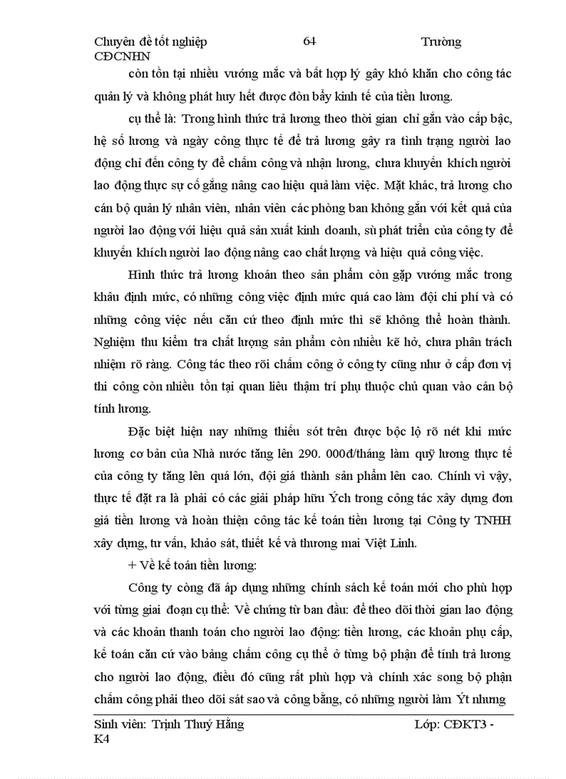 image for page Kế toán tiền lương và các khoản trích theo lương tại Công ty TNHH xây dựng tư vấn khảo sát thiết kế và Thương mại Việt Linh 1