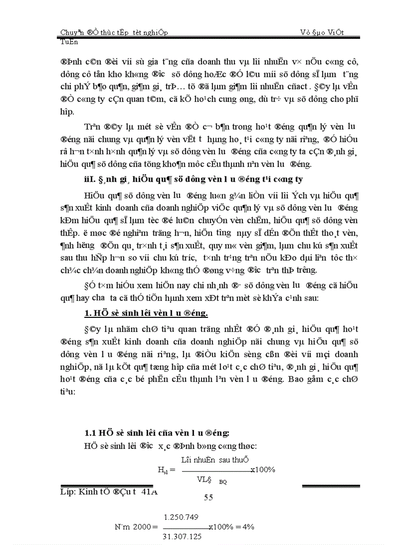 image for page Một số giải pháp nhằm nâng cao hiệu quả sử dụng vốn lưu động tại Công ty xây dưng Sông Đà 11 1
