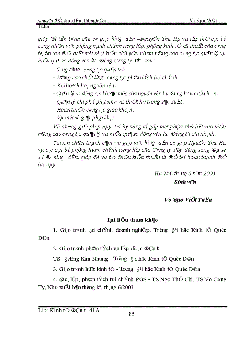 image for page Một số giải pháp nhằm nâng cao hiệu quả sử dụng vốn lưu động tại Công ty xây dưng Sông Đà 11 1