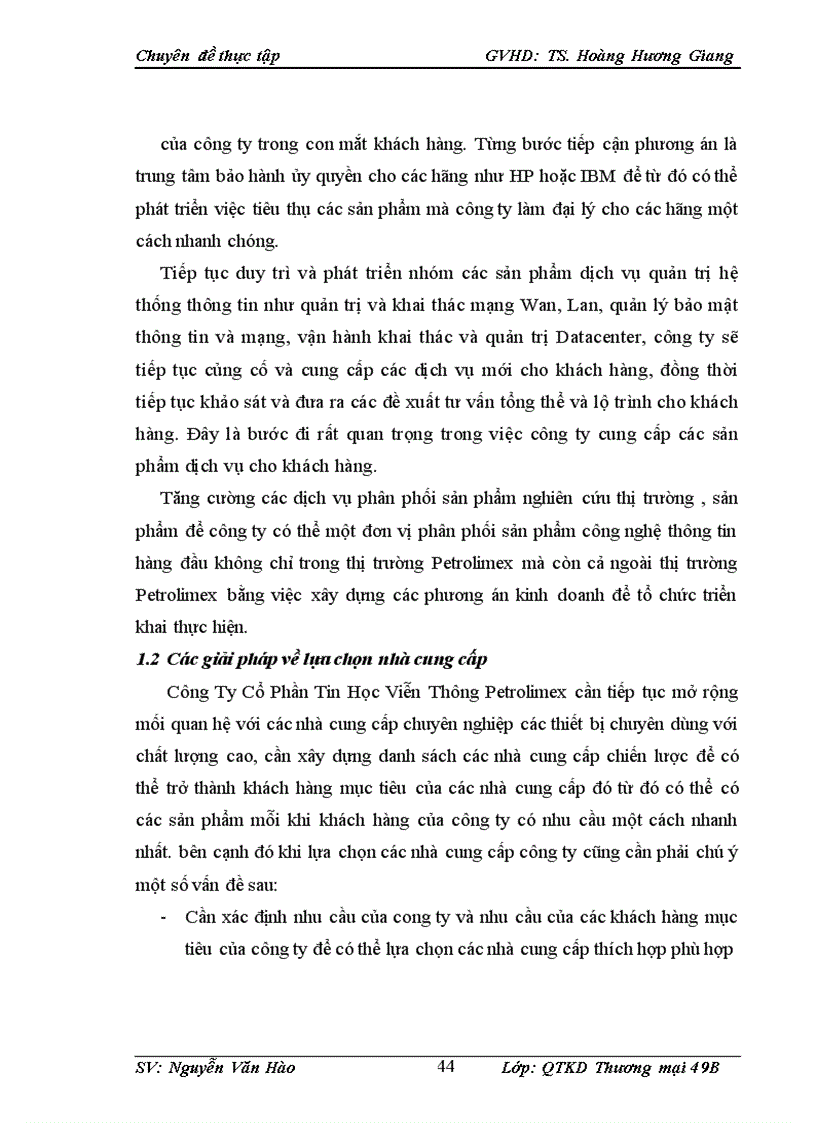 image for page Giải pháp phát triển thị trường cung cấp thiết bị và dịch vụ công nghệ thông tin của Công Ty Cổ Phần Tin Học Viễn Thông Petrolimex 1