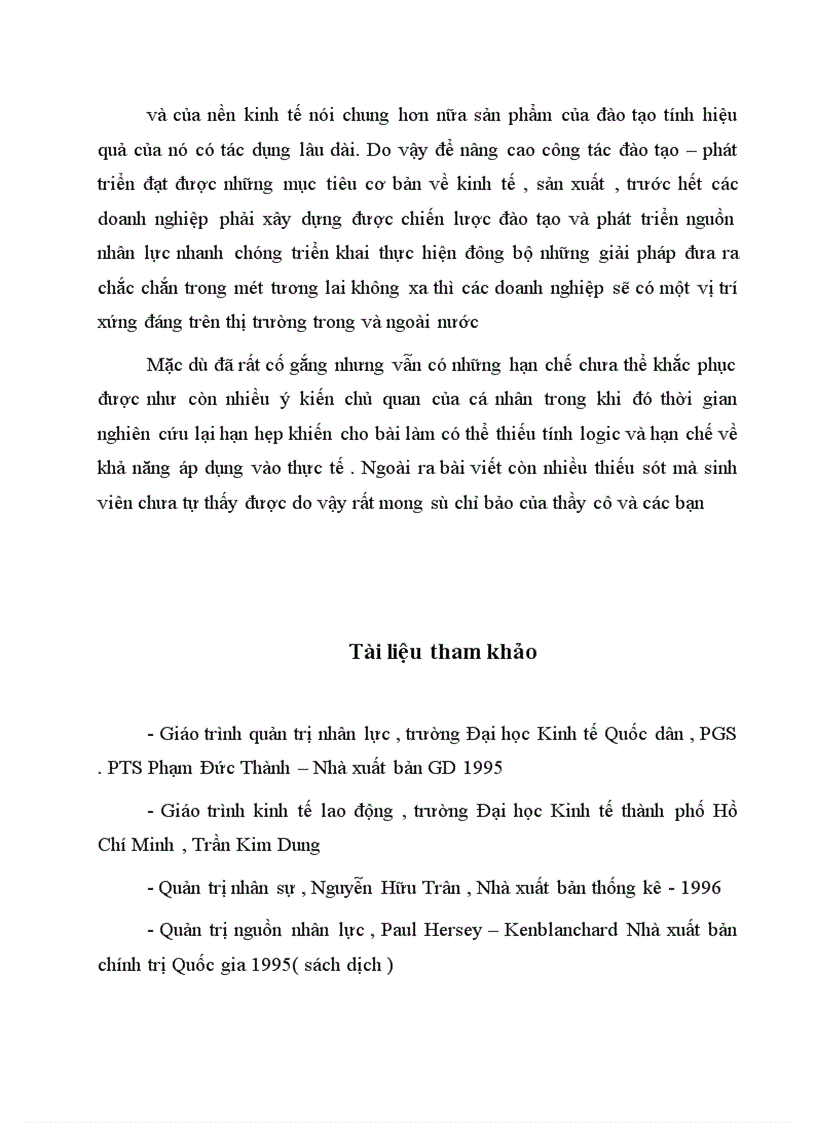 image for page Một số vấn đề về đào tạo và phát triển nguồn nhân lực trong các doanh nghiệp hiện nay 1