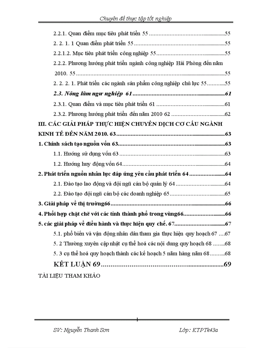 image for page Phương hướng giải pháp thực hiện chuyển dịch cơ cấu ngành kinh tế thành phố Hải Phòng đến năm 2010