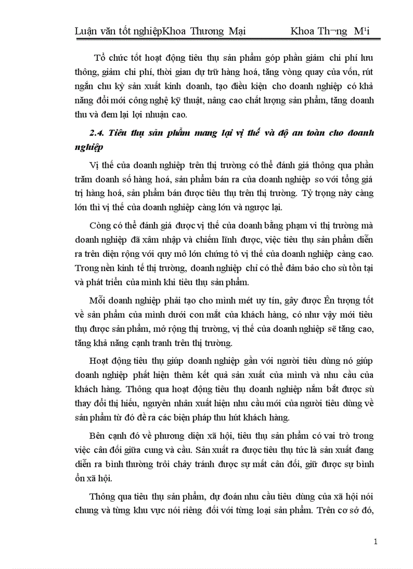 image for page Một số biện pháp đẩy mạnh hoạt động tiêu thụ sản phẩm ở công ty thực phẩm miền Bắc 1