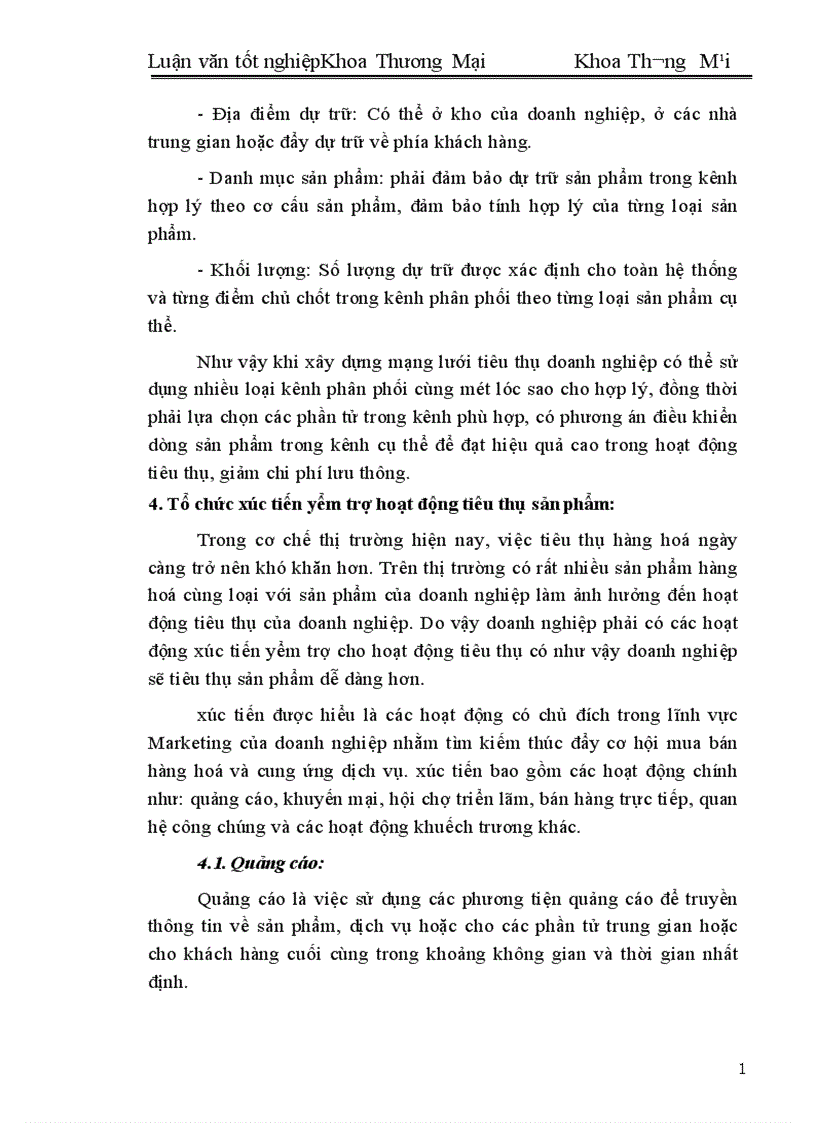 image for page Một số biện pháp đẩy mạnh hoạt động tiêu thụ sản phẩm ở công ty thực phẩm miền Bắc 1