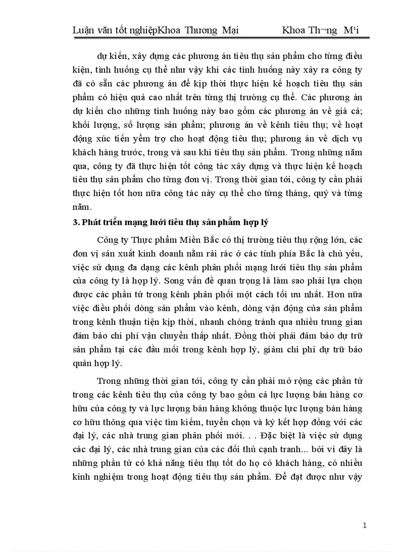 image for page Một số biện pháp đẩy mạnh hoạt động tiêu thụ sản phẩm ở công ty thực phẩm miền Bắc 1