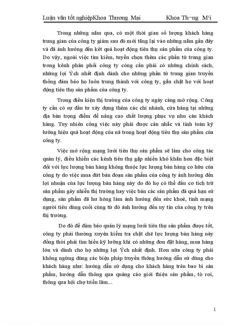 image for page Một số biện pháp đẩy mạnh hoạt động tiêu thụ sản phẩm ở công ty thực phẩm miền Bắc 1