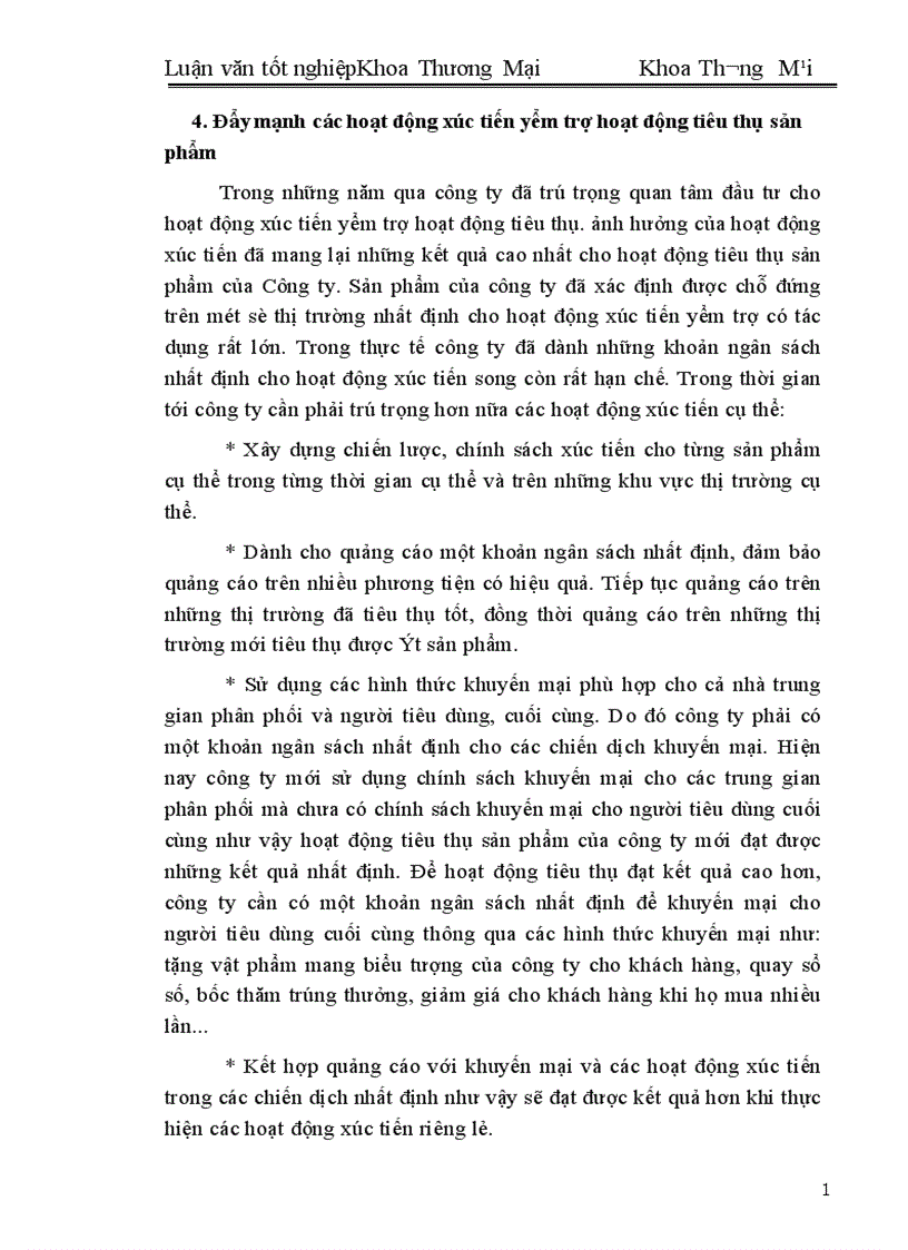 image for page Một số biện pháp đẩy mạnh hoạt động tiêu thụ sản phẩm ở công ty thực phẩm miền Bắc 1