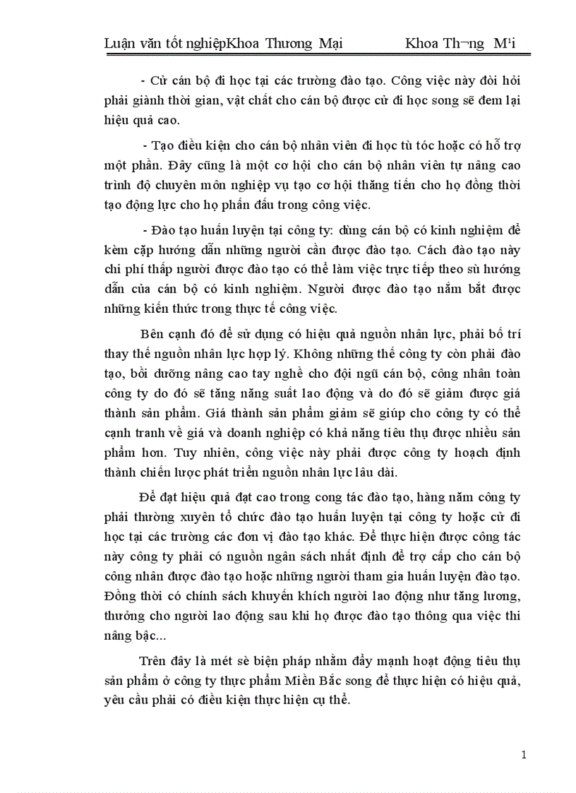 image for page Một số biện pháp đẩy mạnh hoạt động tiêu thụ sản phẩm ở công ty thực phẩm miền Bắc 1