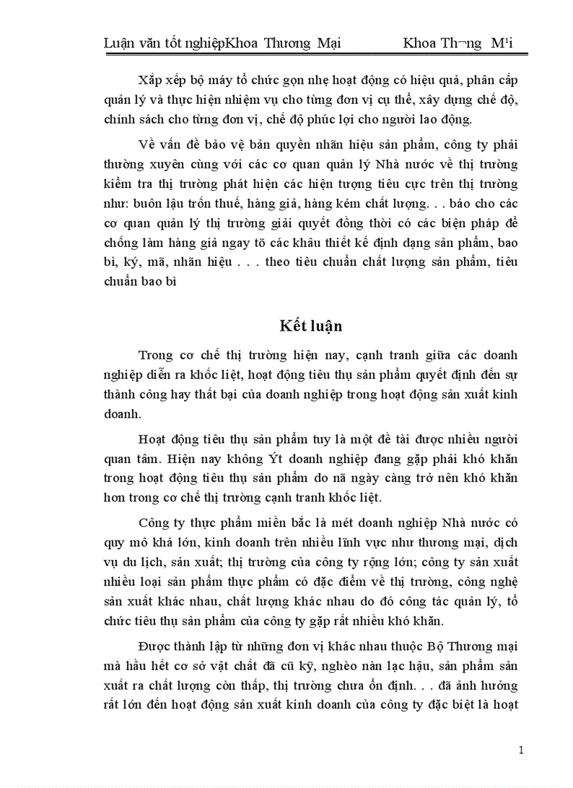 image for page Một số biện pháp đẩy mạnh hoạt động tiêu thụ sản phẩm ở công ty thực phẩm miền Bắc 1
