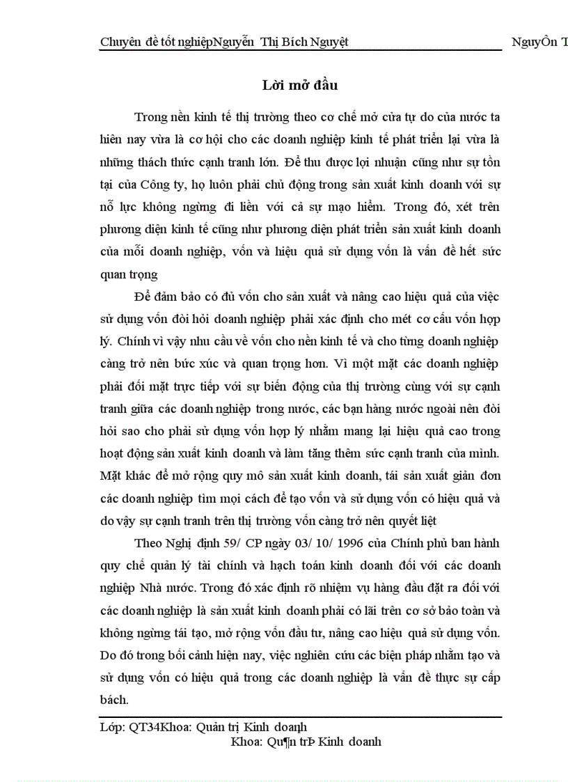image for page Một số biện pháp nhằm nâng cao sử dụng vốn có hiệu quả tại Công ty cổ phần sản xuất và thương mại Tây Sơn 1