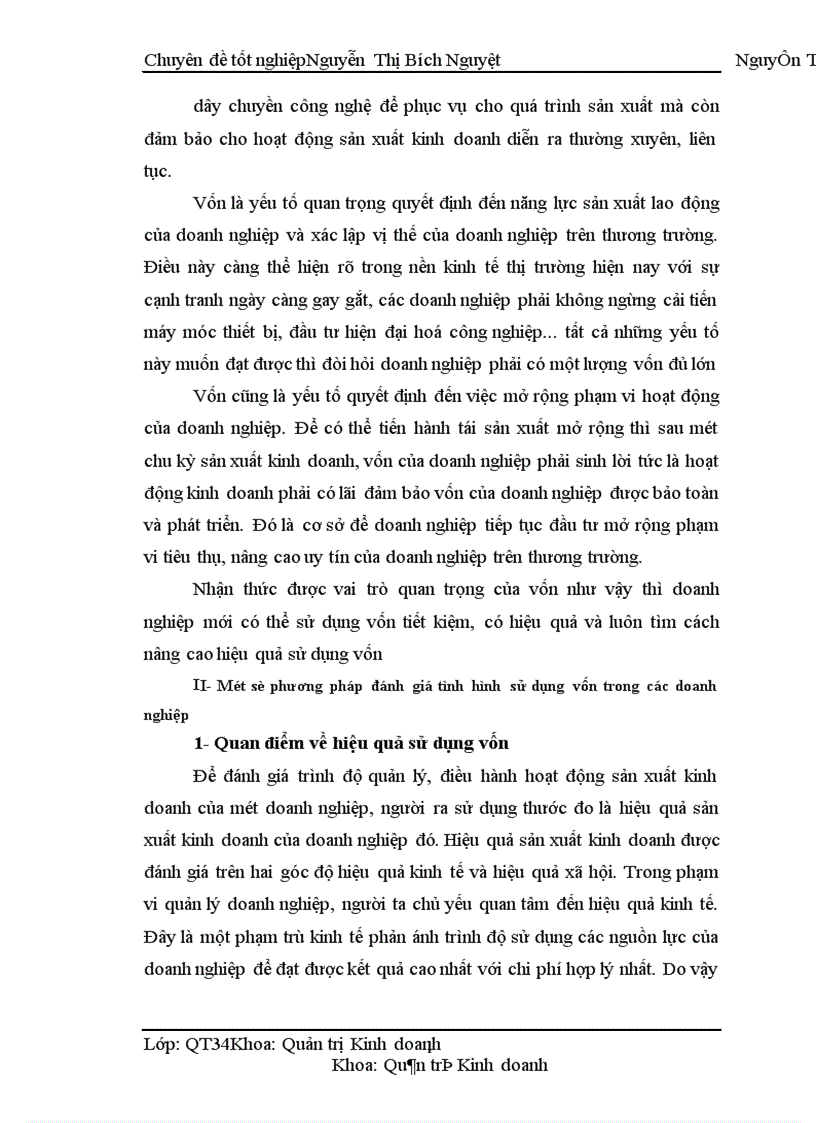 image for page Một số biện pháp nhằm nâng cao sử dụng vốn có hiệu quả tại Công ty cổ phần sản xuất và thương mại Tây Sơn 1