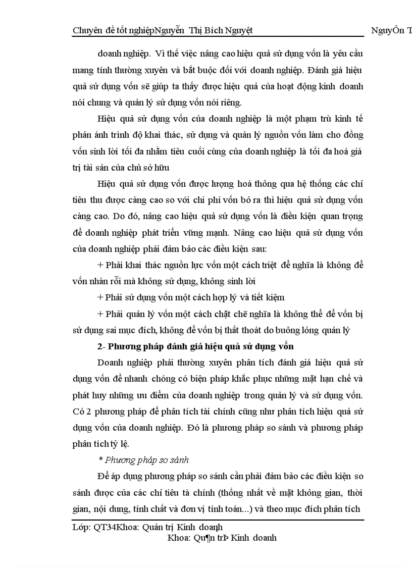 image for page Một số biện pháp nhằm nâng cao sử dụng vốn có hiệu quả tại Công ty cổ phần sản xuất và thương mại Tây Sơn 1