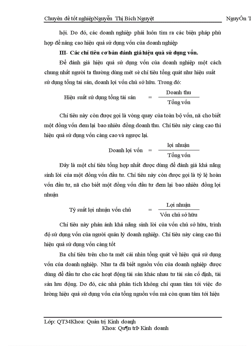 image for page Một số biện pháp nhằm nâng cao sử dụng vốn có hiệu quả tại Công ty cổ phần sản xuất và thương mại Tây Sơn 1