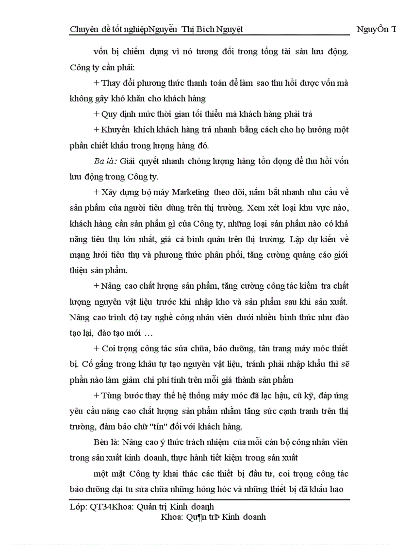 image for page Một số biện pháp nhằm nâng cao sử dụng vốn có hiệu quả tại Công ty cổ phần sản xuất và thương mại Tây Sơn 1