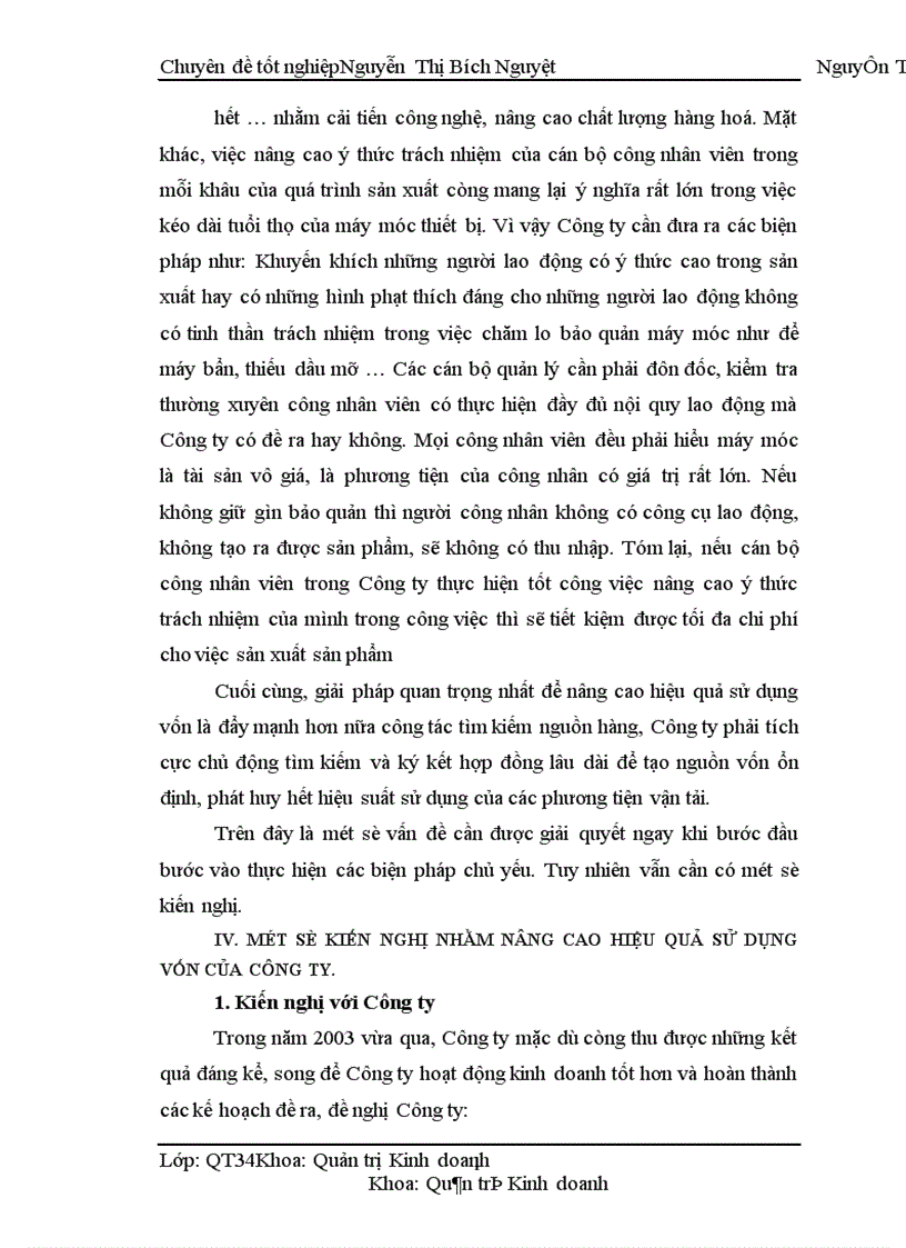 image for page Một số biện pháp nhằm nâng cao sử dụng vốn có hiệu quả tại Công ty cổ phần sản xuất và thương mại Tây Sơn 1